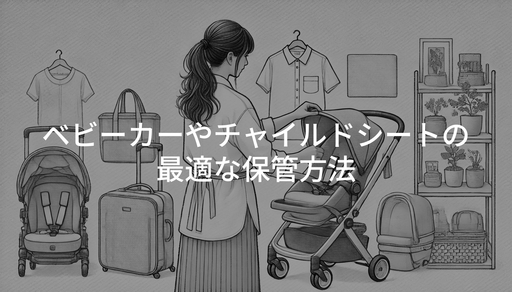 ベビーカーやチャイルドシートの最適な保管方法